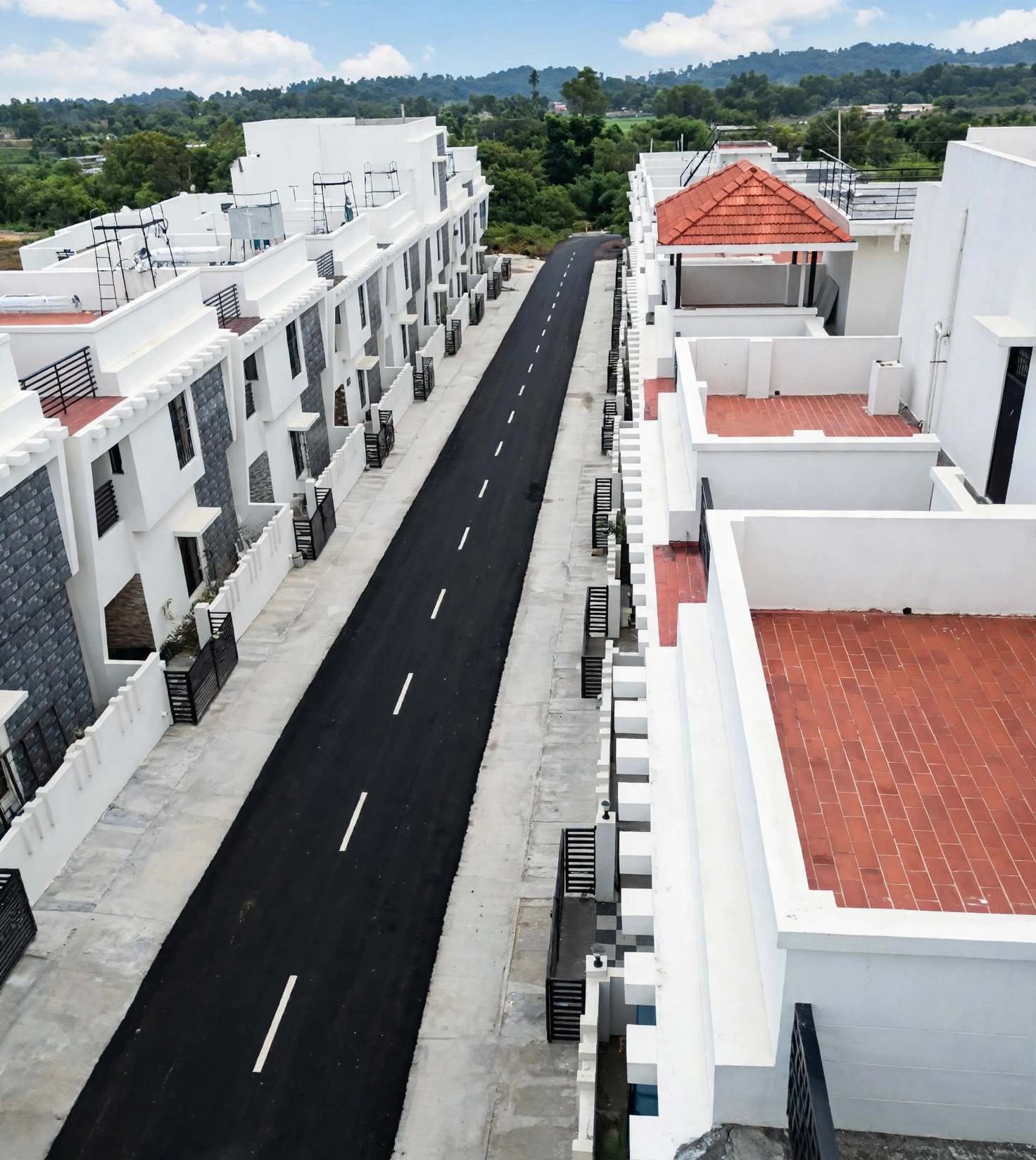 G9 Vaatika Contemporary Villa Architecture & Balconies